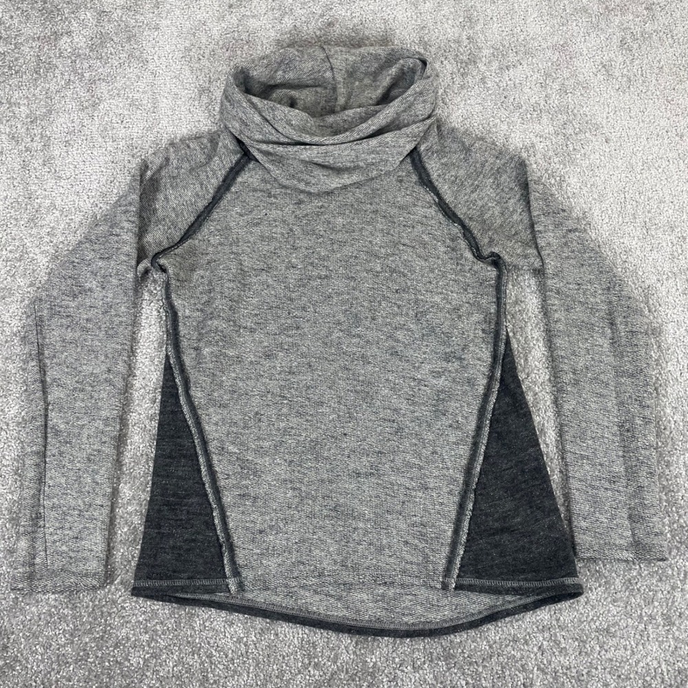 Kuhl Pullover Womens Extra Small Wool Blend Cowl Neck Outdoors Gorp Grey